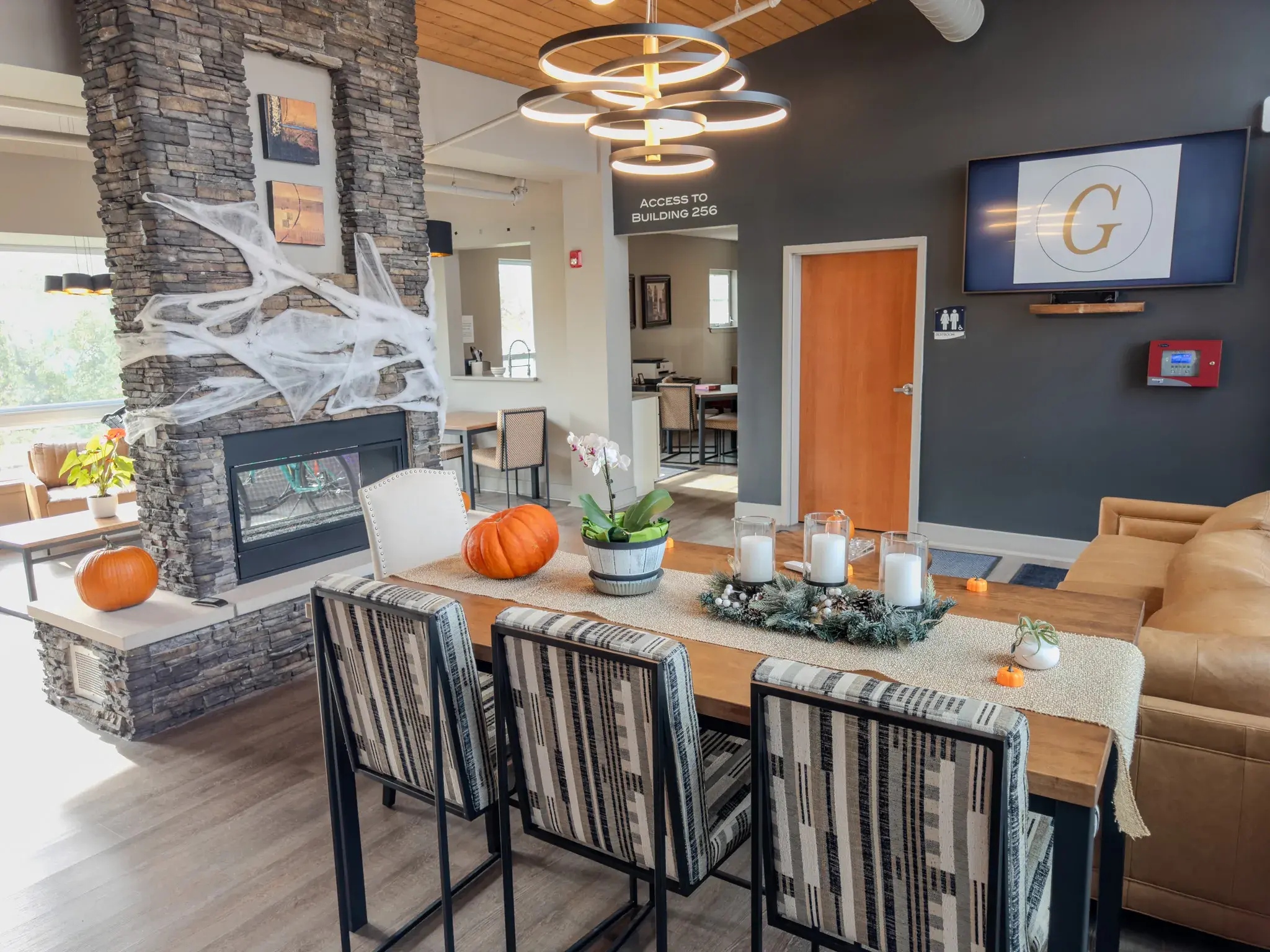 Community lounge area